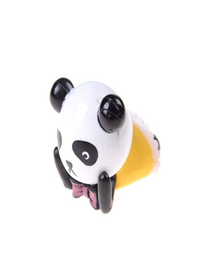 BHOOLU&GOOLU Plastic Mini Panda Showpiece, Small, Multicolour, 4 Piece - Image 4